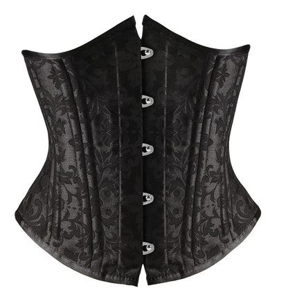 SHAPERX Women's Waist Training Corsets Underbust Heavy Duty 26 Steel Boned Hourglass Silhouette Body Shaper