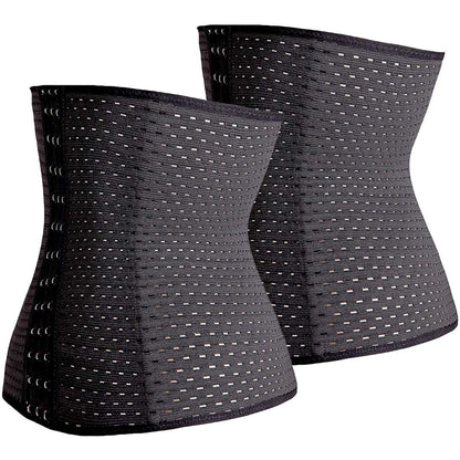 FUT Waist Trainer for Women Tummy Control Body Shaper Waist Cincher Shapewear with Steel Bones