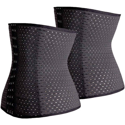 FUT Waist Trainer for Women Tummy Control Body Shaper Waist Cincher Shapewear with Steel Bones