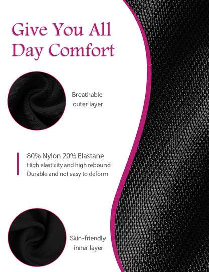 SHAPSHE Short Torso Waist Trainer for Women Corset Waist Cincher Shapewear Tummy Control Workout Hourglass Body Shaper