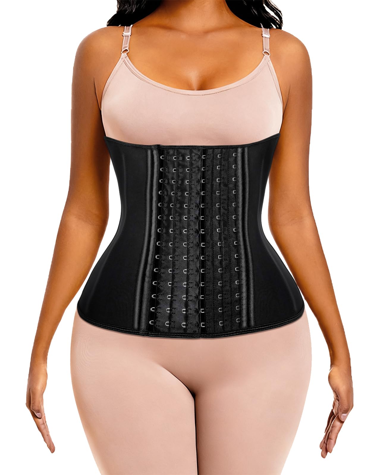 ECOWALSON Waist Trainer for Women - 9/25 Steel Bones & Additional Extender Cincher Corset for Hourglass body Shaper