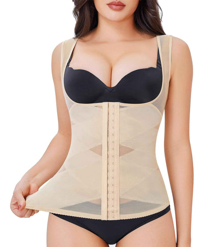 Nebility Waist Trainer for Women Corset Shapewear Tummy Control Body Shaper Vest Waist Cincher Shapewear