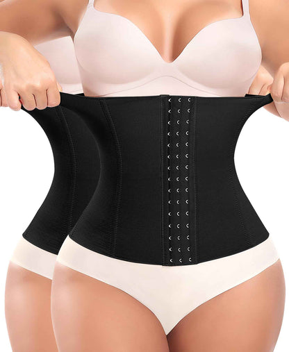 Werena Waist Trainer for Women Corset Shapewear Tummy Control Slimming Body Shaper Girdle Waist Cincher Belly Band
