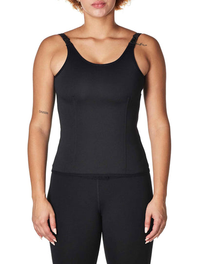 FeelinGirl Waist Trainer for Women Corset Vest Body Shaper Cincher Trimmer Tank Top Sport Girdle with Steel Bones