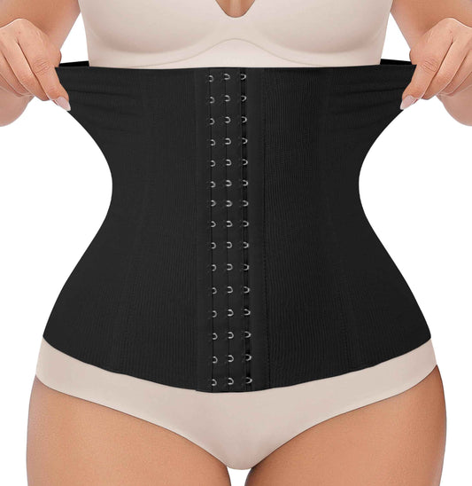 EUYZOU Womens Waist Trainer Corset Postpartum Fajas Tummy Control Girdle Shapewear Waist Cincher