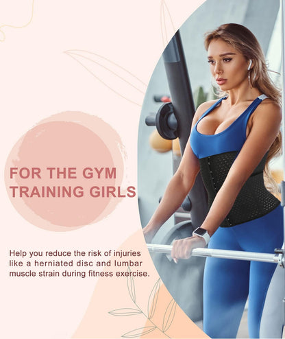 Waist Trainer for Women Lower Belly Fat Hourglass Body Shaper Waist Cincher Shapewear with Steel Bones Extender