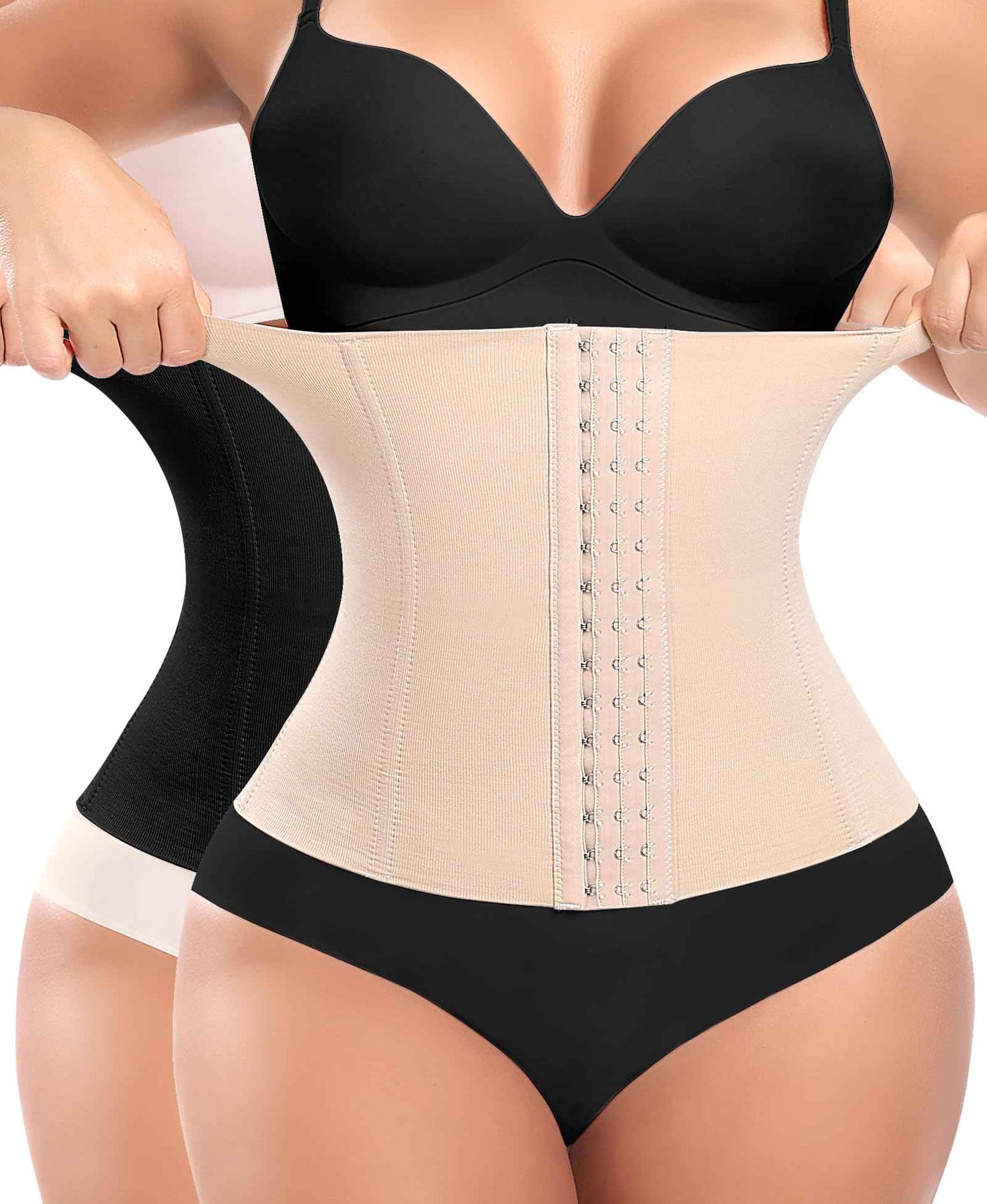 Werena Waist Trainer for Women Corset Shapewear Tummy Control Slimming Body Shaper Girdle Waist Cincher Belly Band