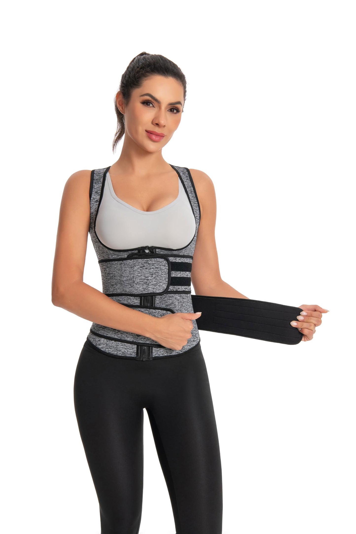 Corset Top Bodysuit Plus Size Black Shapewear Waist Trainer Corset Top