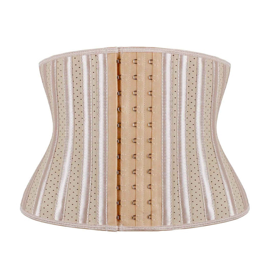 Atbuty Short Torso Waist Trainers Cincher Corset Underbust Body Shaper Latex Sport Girdle