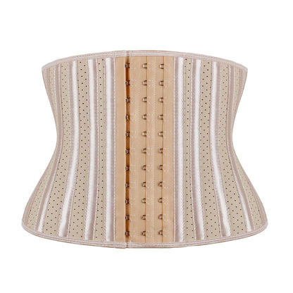 Atbuty Short Torso Waist Trainers Cincher Corset Underbust Body Shaper Latex Sport Girdle