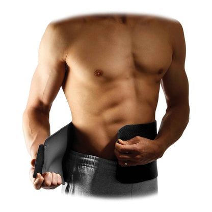McDavid Sweat Band & Waist Trimmer Belt for Men, Back Support, Improves Posture During Workouts, Waist Trainer For Men