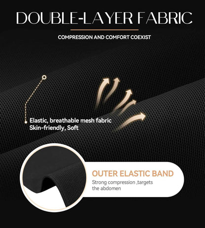 SHAPSHE Waist Trainer For Women Tummy Control Corset Waist Cincher Shapewear Workout Faja Body Shaper With Hooks