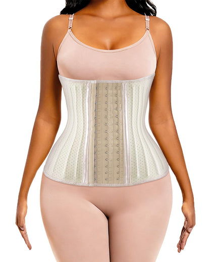 ECOWALSON Waist Trainer for Women - 9/25 Steel Bones & Additional Extender Cincher Corset for Hourglass body Shaper