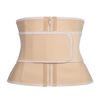 Atbuty Short Torso Waist Trainers Cincher for Women Corset Underbust Latex Sport Girdle Hourglass Body Shaper