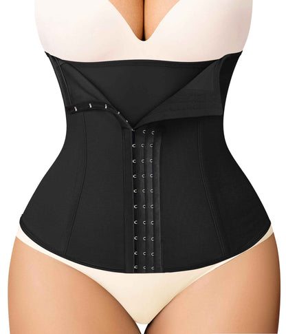 MERYOSZ Waist Trainer Corset Zipper Tummy Control Shapewear Breathable Waist Cincher for Women Body Shaper Sport Girdle