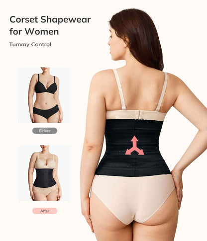 LODAY Waist Trainer for Women Corset Shapewear Tummy Control Faja Body Shaper Waist Cincher