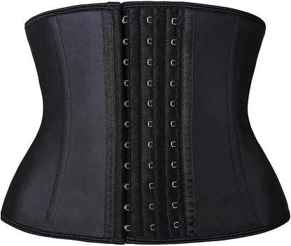 YIANNA Waist Trainer for Women Latex Underbust Waist Cincher Corset Sport Girdle Hourglass Body Shaper