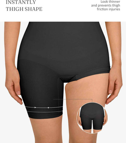 FeelinGirl Shapewear Bodysuit Tummy Control Seamless Sculpting Hip Enhancer Body Shaper for Women