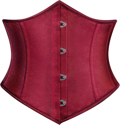 Scarlet Darkness Corset Belt for Women Fishbone Wide Waist Corset Pirate Belt