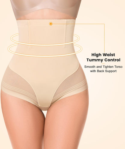 SIMIYA Tummy Control Shapewear for Women High Waist Trainer Shaping Underwear Panties Girdle Stomach Compression Body Shaper