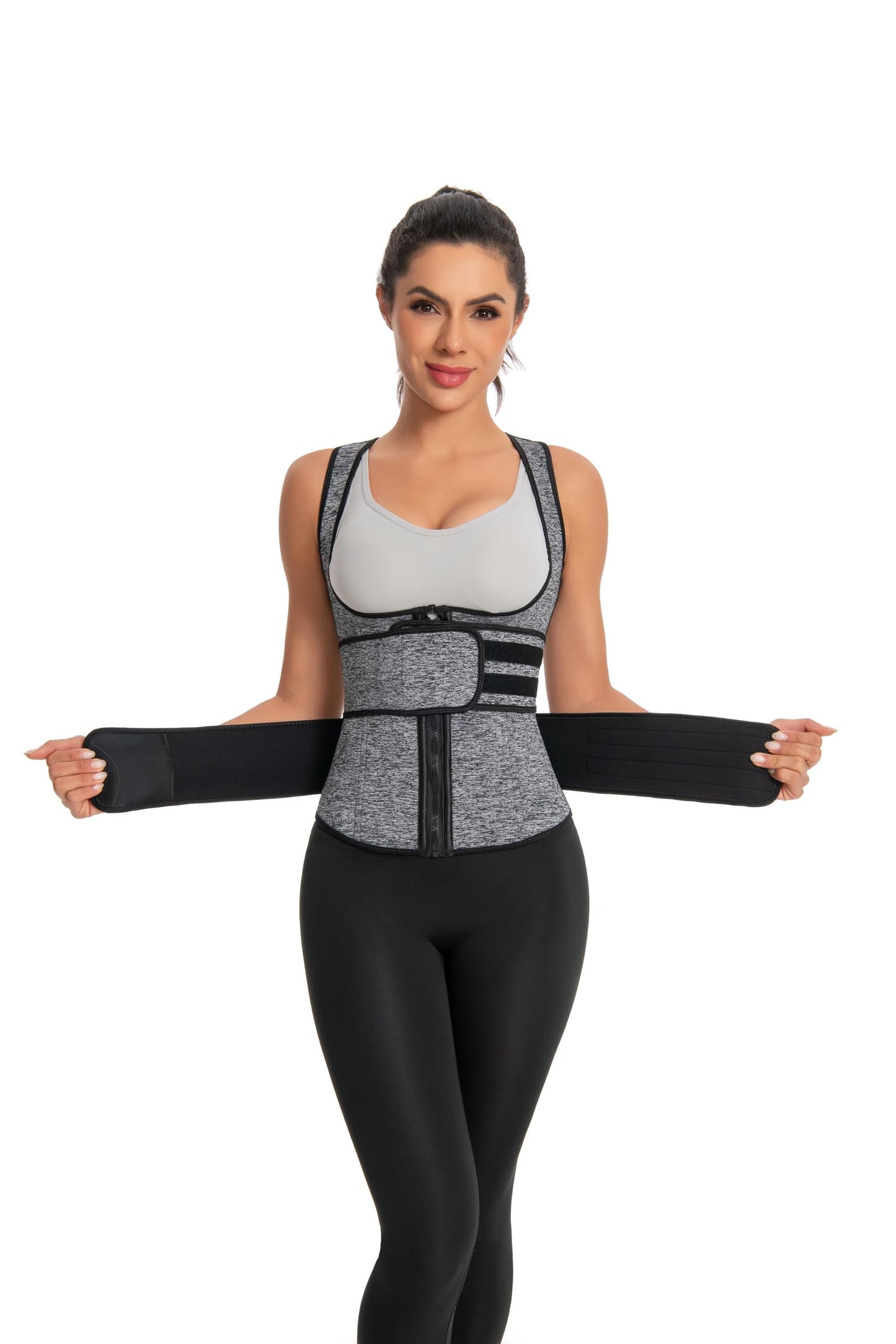 Corset Top Bodysuit Plus Size Black Shapewear Waist Trainer Corset Top