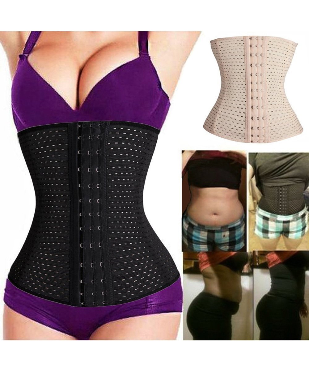Women's Waist Trainer Corset Shapewear Tummy Control Body Shaper Waist Cincher Sport Girdle