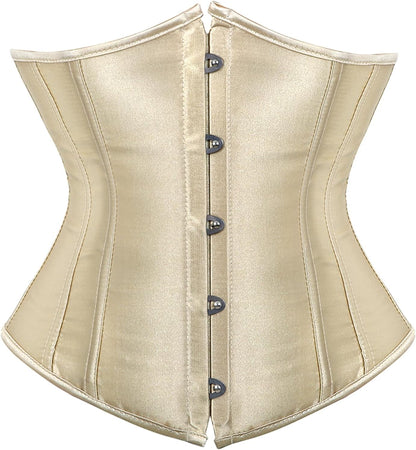 Zhitunemi Underbust Corset Tops for Women: Adult Halloween Costumes Woman 2025 Cosplay Historical reenactments Themed Parties
