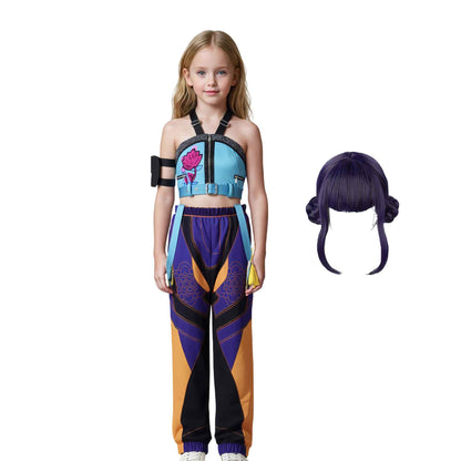 Girls Pop Singer Costume Halloween Party Cosplay Full Set Stage Performance Outfits