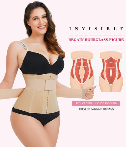 LODAY Waist Trainer Corset Shapewear Tummy Control Body Shaper Waist Cincher for Women Postpartum Belly Band Wrap