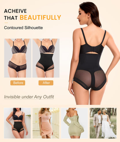 SIMIYA Tummy Control Shapewear for Women High Waist Trainer Shaping Underwear Panties Girdle Stomach Compression Body Shaper