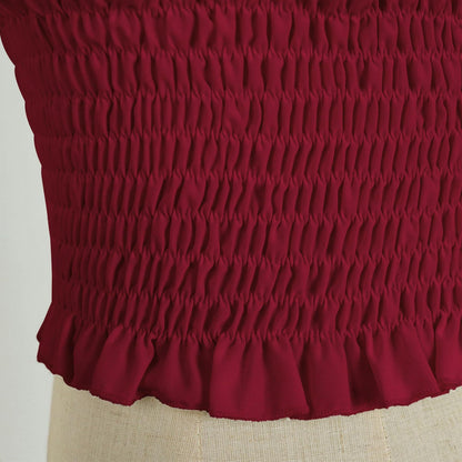 Womens Renaissance Peasant Blouse Off Shoulder Trumpet Sleeve Tops