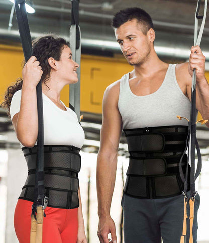 Waist Trainer Trimmer for Men Tummy Control Shapewear Neoprene Sweat Belt Slimming Body Shaper