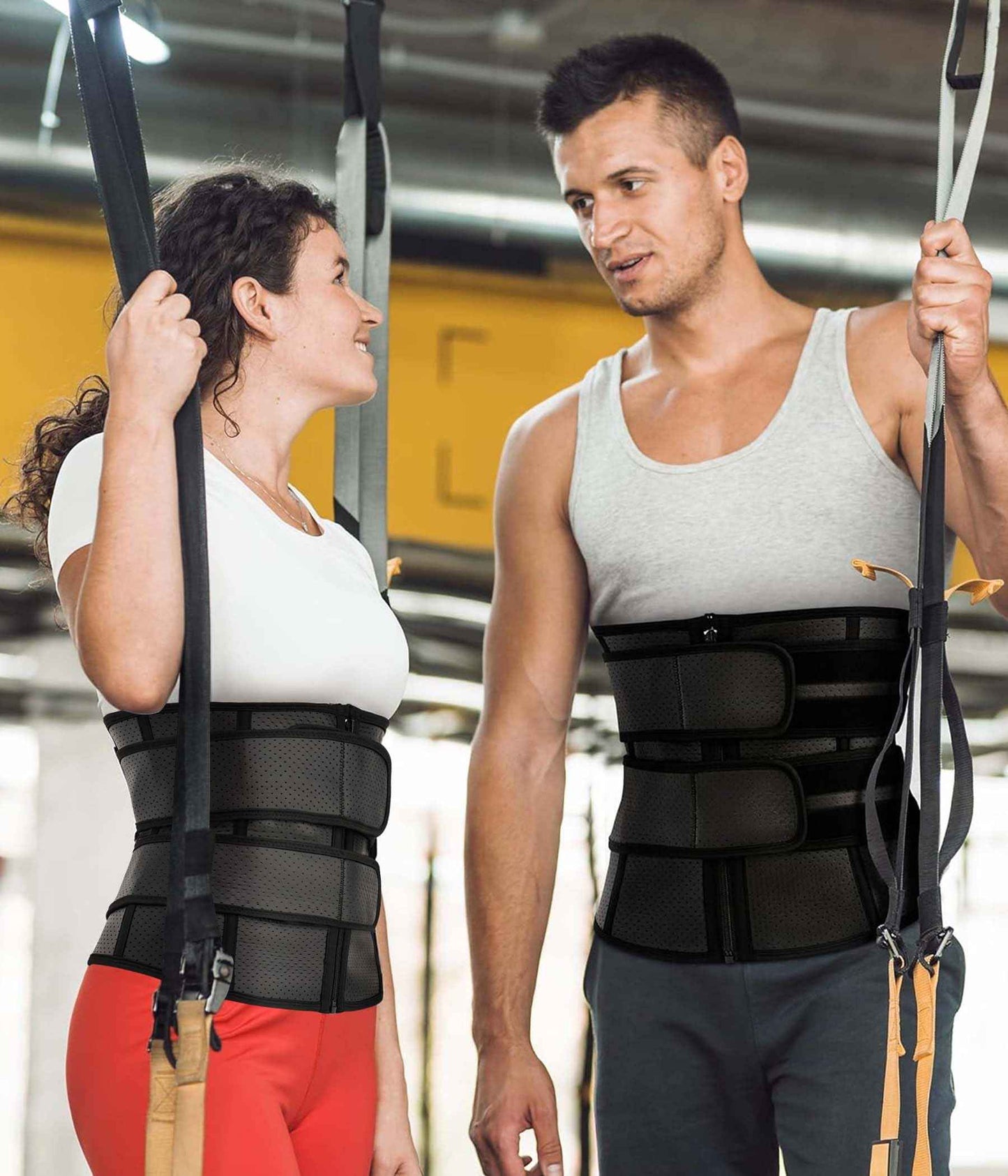 Waist Trainer Trimmer for Men Tummy Control Shapewear Neoprene Sweat Belt Slimming Body Shaper