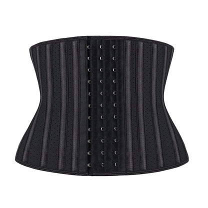 Atbuty Short Torso Waist Trainers Cincher Corset Underbust Body Shaper Latex Sport Girdle