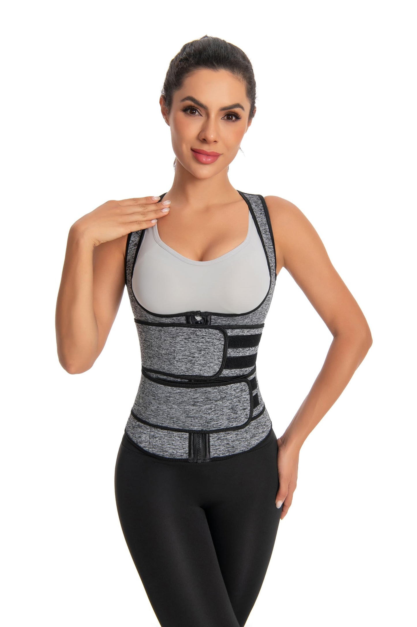 Corset Top Bodysuit Plus Size Black Shapewear Waist Trainer Corset Top