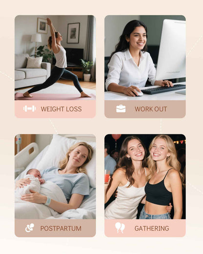 SHAPSHE Waist Trainer for Women Corset Shapewear Tummy Control Postpartum Waist Cincher Body Shaper Bra with Back Support