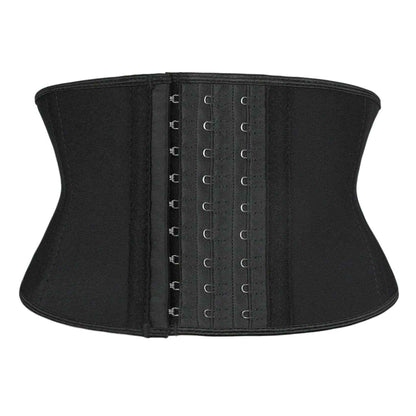 Atbuty Super Short Torso Waist Trainers Cincher Corset Tummy Shaper Slimming Latex Girdle