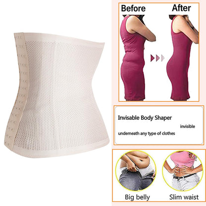 Women's Waist Trainer Corset Shapewear Tummy Control Body Shaper Waist Cincher Sport Girdle