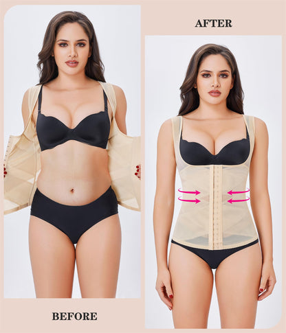 Nebility Waist Trainer for Women Corset Shapewear Tummy Control Body Shaper Vest Waist Cincher Shapewear