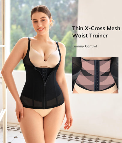 LODAY Waist Trainer for Women Corset Shapewear Waist Cincher Tummy Control Body Shaper Girdle