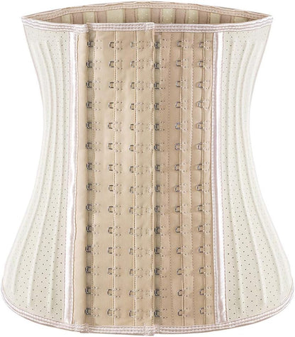 ECOWALSON Waist Trainer for Women Corset Cincher Body Shaper Girdle Trimmer with Steel Bones Extender