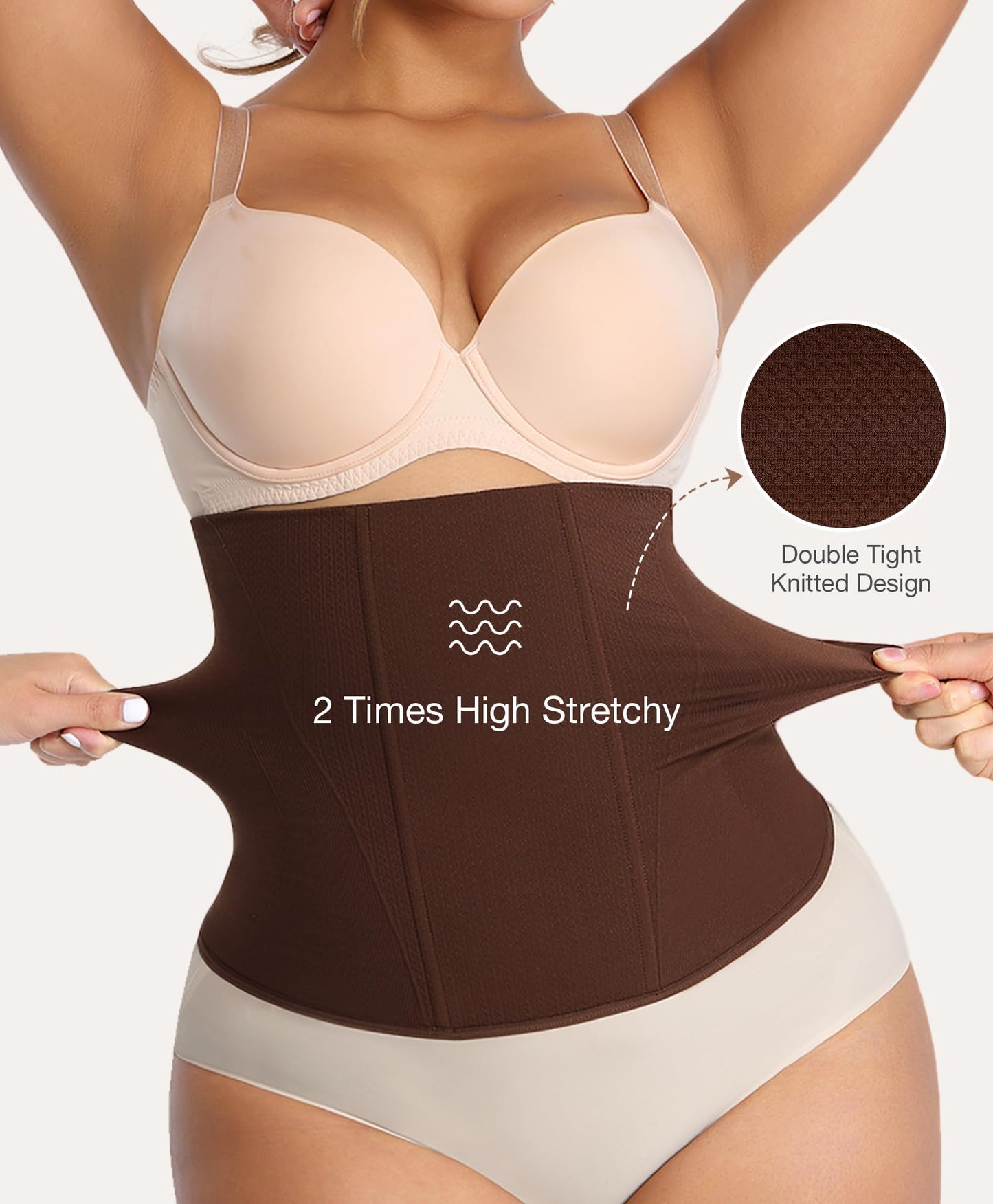 Lover-Beauty Waist Trainer for Women Corset Shapewear Tummy Control Waist Cincher Postpartum Girdle Body Shaper