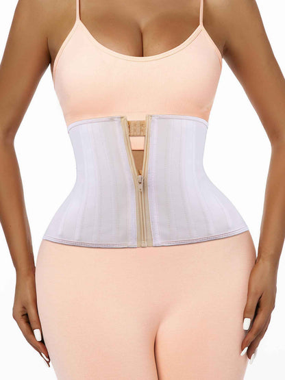 Atbuty Short Torso Waist Trainers Cincher Corset Underbust Body Shaper Latex Sport Girdle