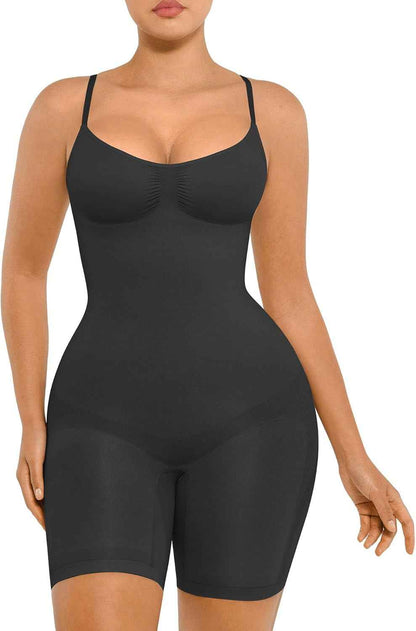 FeelinGirl Shapewear Bodysuit Tummy Control Seamless Sculpting Hip Enhancer Body Shaper for Women