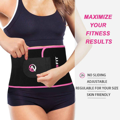 Waist Trimmer Belt, Premium Waist Trainer for Women & Men