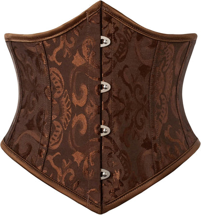 Scarlet Darkness Corset Belt for Women Fishbone Wide Waist Corset Pirate Belt