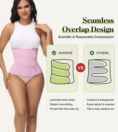SHAPSHE Waist Trainer for Women Postpartum Recovery Wrap Waist Cincher Corset Shapewear Belly Band