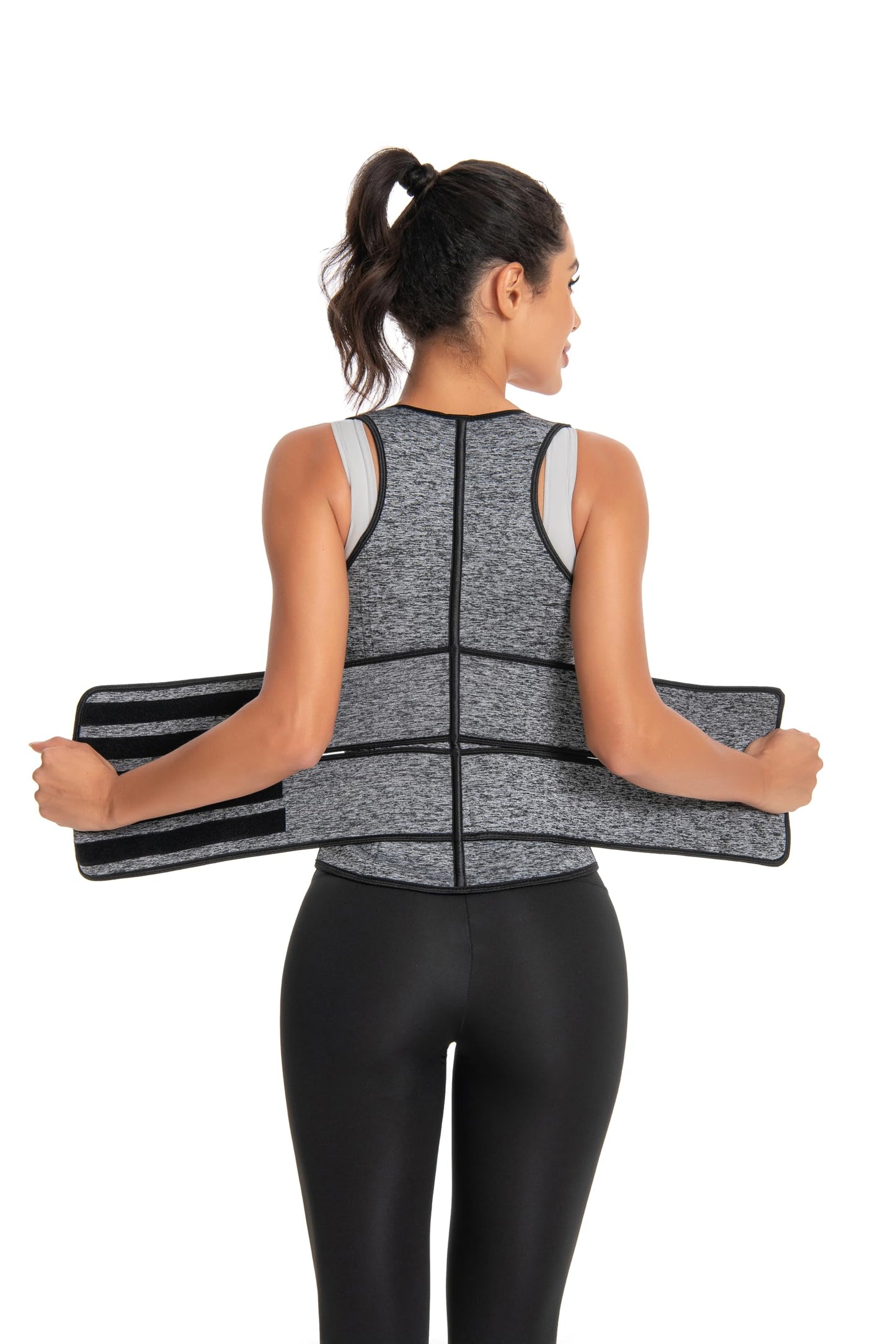 Corset Top Bodysuit Plus Size Black Shapewear Waist Trainer Corset Top