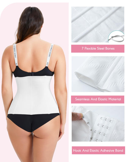 LODAY Waist Trainer Corset Shapewear Tummy Control Body Shaper Waist Cincher for Women Postpartum Belly Band Wrap