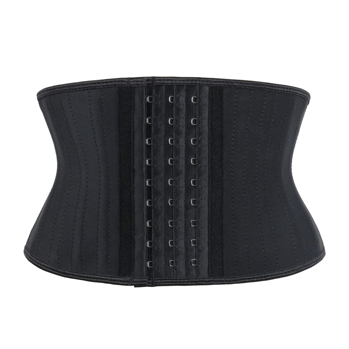 Atbuty Super Short Torso Waist Trainers Cincher Corset Tummy Shaper Slimming Latex Girdle